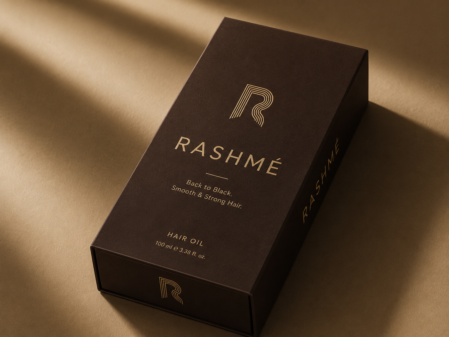 RASHMÉ The Black Elixir — Luxury Box Packaging